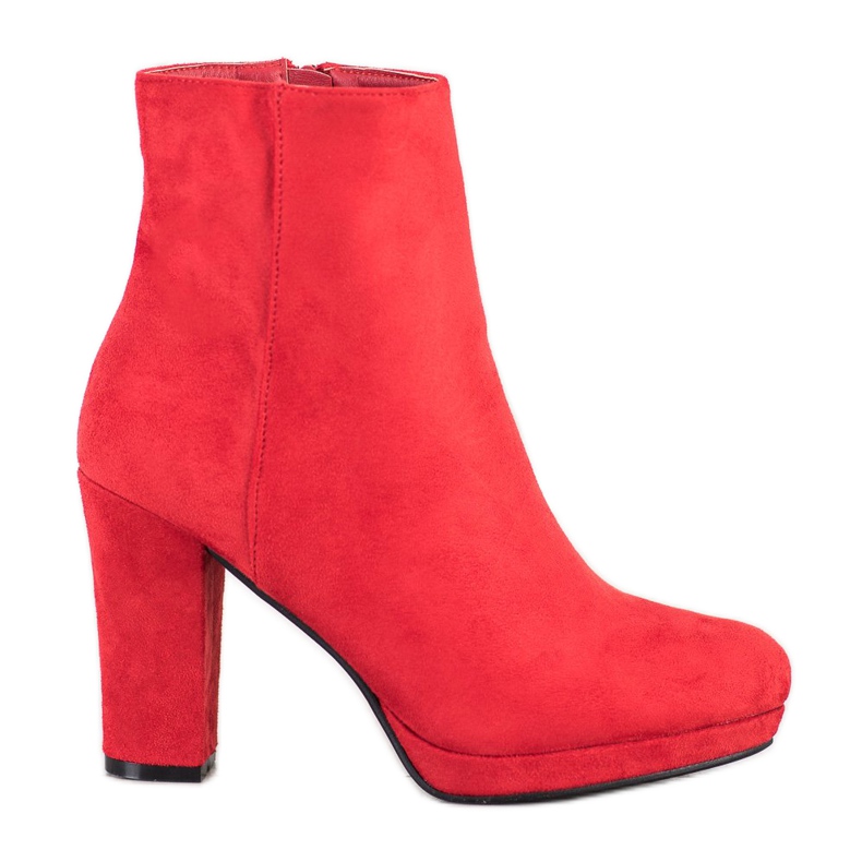 Seastar Botas com salto alto vermelho