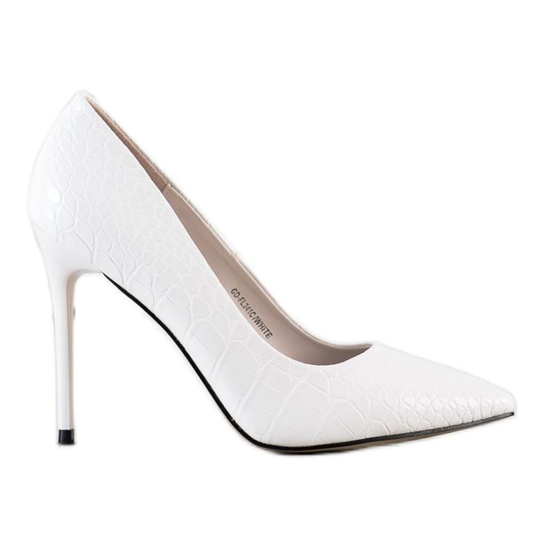 Goodin Moda salto alto branco