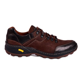 Bednarek Polish Shoes Sapatos de couro de trekking masculino Bednarek Activ marrom