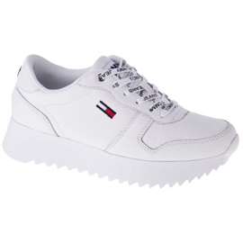 Tommy Hilfiger High Cleated Leather W EN0EN01120-YBR branco Tommy Hilfiger High Cleated Leather W EN0EN01120-YBR branco