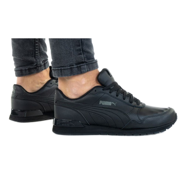 Puma St Runner V2 L Jr 366959 01 preto azul