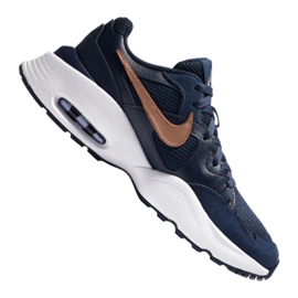 Tênis de corrida Nike Air Max Fusion Jr CJ3824-401 azul marinho