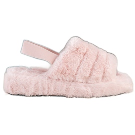 Seastar Chinelos Quentes Com Pele rosa