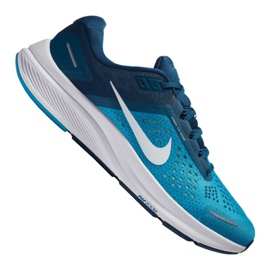 Tênis de corrida Nike Air Zoom Structure 23 M CZ6720-401 azul verde Tênis de corrida Nike Air Zoom Structure 23 M CZ6720-401 azul verde