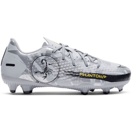 Chuteiras Nike Phantom Gt Academy Scorpion FG / MG Junior DB7631 001 branco