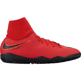 Chuteira Nike Hypervenom X Phelon 3 Df Tf 917769 616 vermelho vermelho