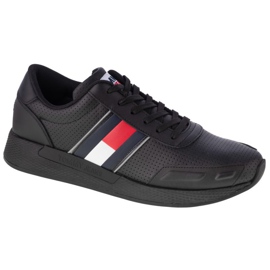 Calçados Tommy Hilfiger Flexi Perf Leather Runner M EM0EM00580-BDS preto Calçados Tommy Hilfiger Flexi Perf Leather Runner M EM0EM00580-BDS preto