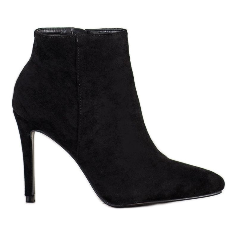 Small Swan Botas elegantes de salto alto preto