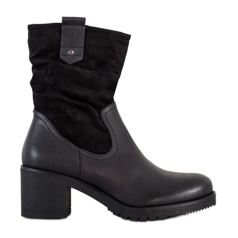 Flyfor Botas casuais confortáveis preto