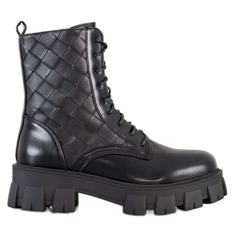 Seastar Black Fashion Trappers preto