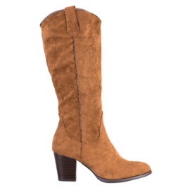 Seastar Botas de cowboy elegantes castanho
