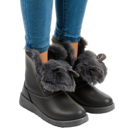 Botas isoladas cinza da Alrindra