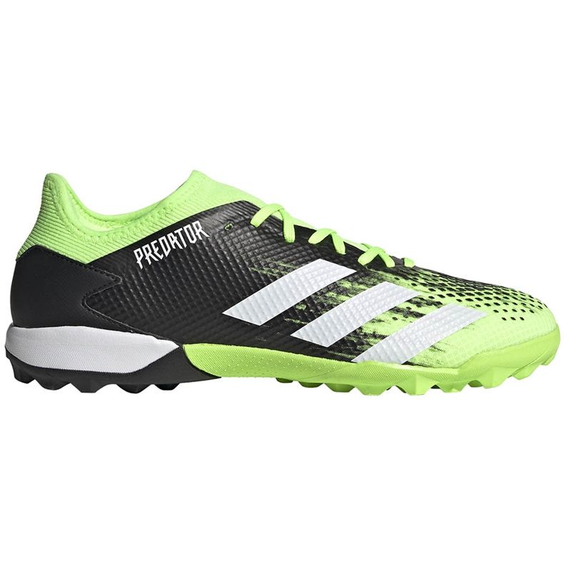Chuteiras Adidas Predator 20.3 L Tf verde-pretas EH2907