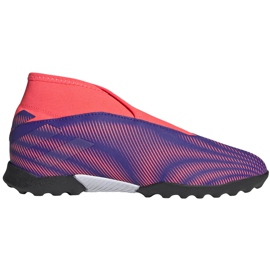 Chuteiras Adidas Nemeziz.3 Ll Tf Junior roxo-rosa EH0584 tolet