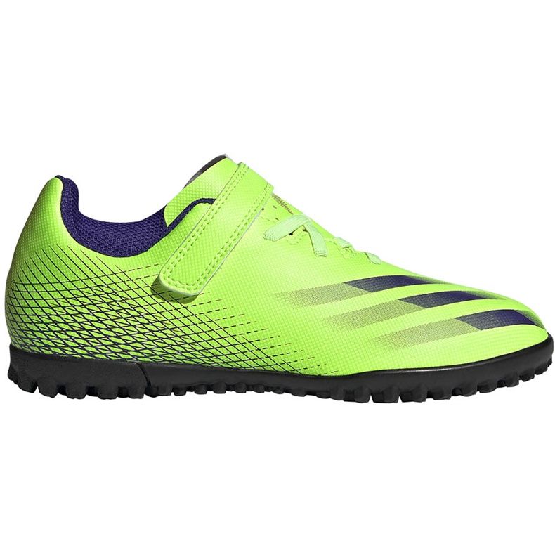 Chuteiras Adidas X Ghosted.4 H&amp;L Tf Junior verde FW9574