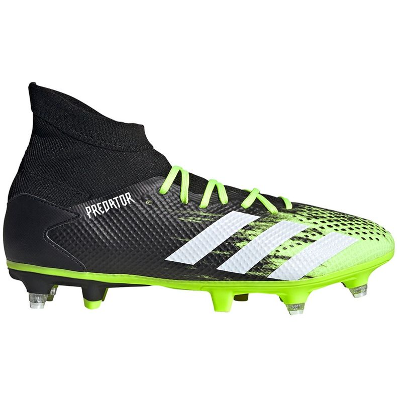 Chuteiras adidas Predator 20.3 Sg preto e verde EH2904 multicolorido