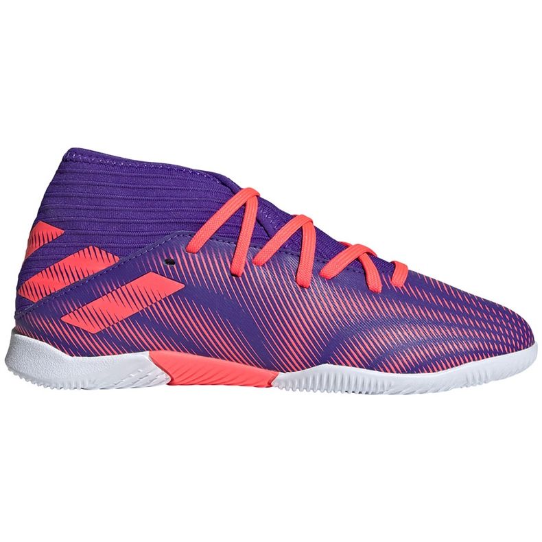 Adidas Nemeziz.3 Em chuteiras Júnior roxo-rosa EH0582 azul marinho