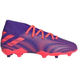 Chuteiras adidas Nemeziz.3 Fg Junior roxo EH0580