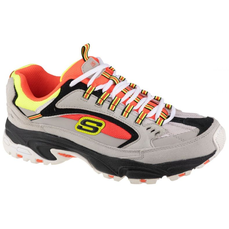 Skechers Stamina-Cutback M 51286-GYOR laranja cinza multicolorido