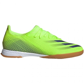 Chuteiras Adidas X Ghosted.3 In M EG8207 laranja, verde verde