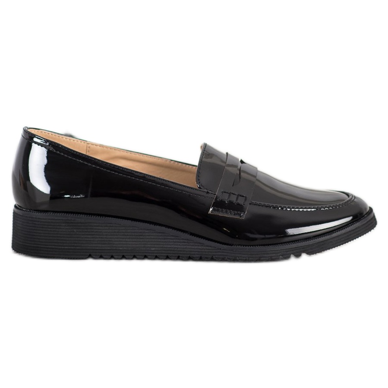 Goodin Mocassins lacados preto