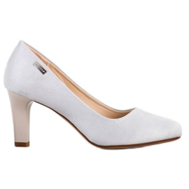 J. Star Bombas de salto casual cinza