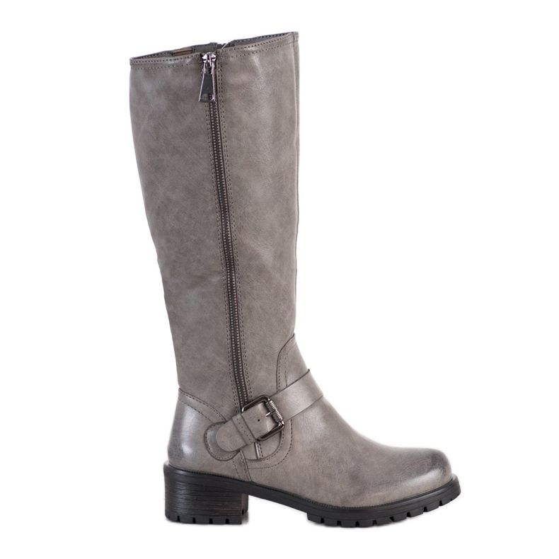 Sixth Sense Botas Com Fivela cinza