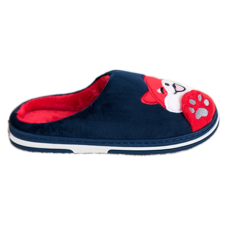 Bona Chinelos de boas-vindas branco vermelho azul marinho