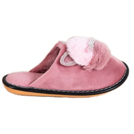 Bona Chinelos com zircônia cúbica rosa