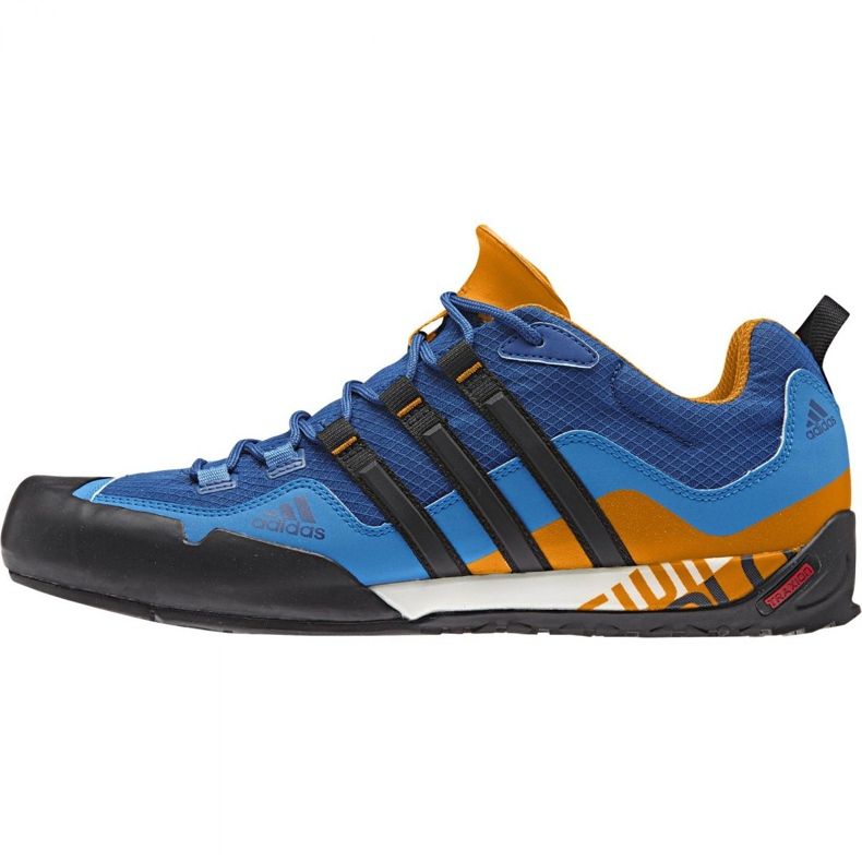 Tênis Adidas Terrex Swift Solo M AQ5296 preto azul laranja
