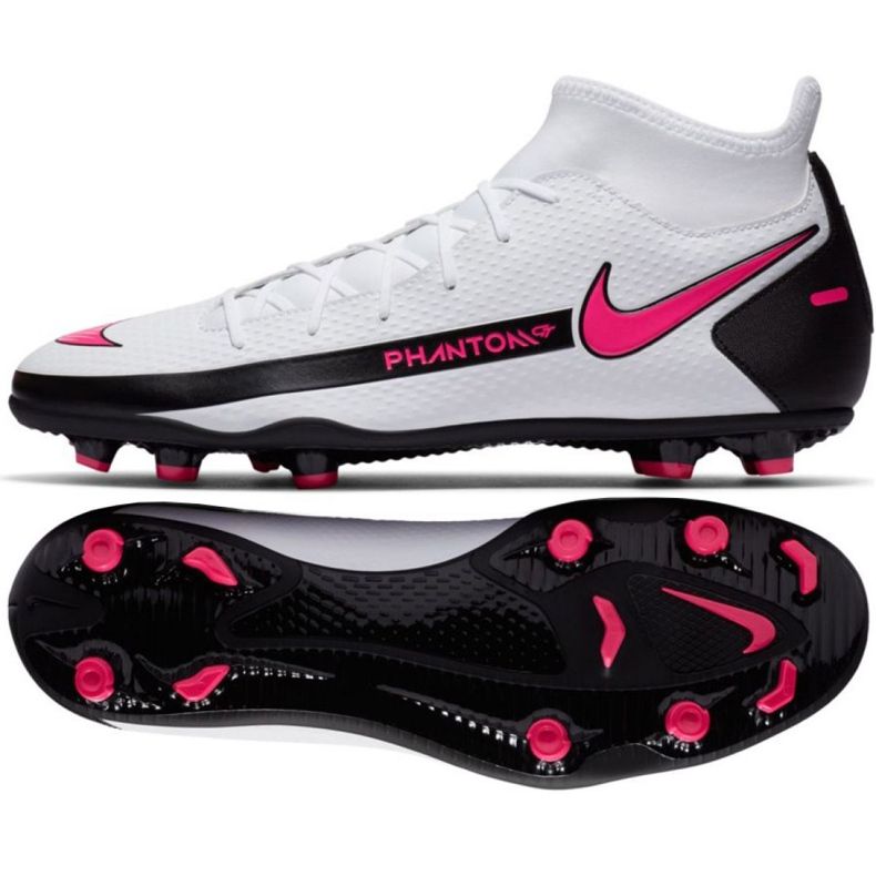 Chuteiras Nike Phantom Gt Club Df FG / MG CW6672 160 branco branco