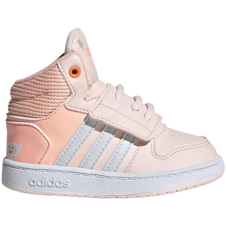 Sapatos Adidas Hoops Mid Jr FW4924 rosa