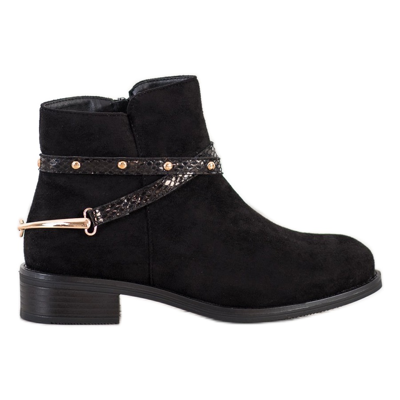 Bestelle Botas pretas elegantes preto