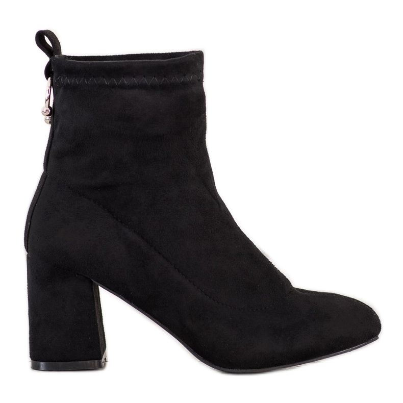 Fashion Botas deslizantes preto