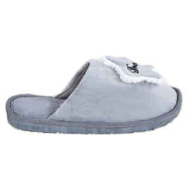 Bona Chinelos Confortáveis ​​Dream cinza