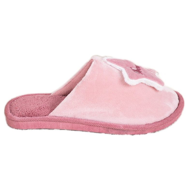 Bona Chinelos Confortáveis ​​Dream branco rosa