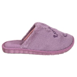 Bona Chinelos de amor quente roxo