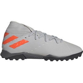 Chuteiras Adidas Nemeziz 19.3 Tf cinza EF8291