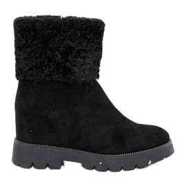 Botas com isolamento de camurça preta da Bodri preto Botas com isolamento de camurça preta da Bodri preto