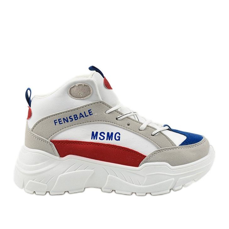 Tênis branco, tênis jeans com isolamento multicolorido