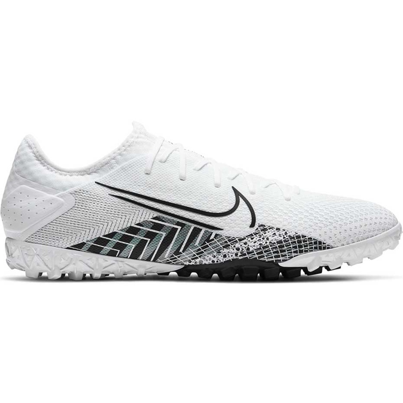 Chuteira Nike Mercurial Vapor 13 Pro Mds Tf CJ1307 110 de futebol branco branco