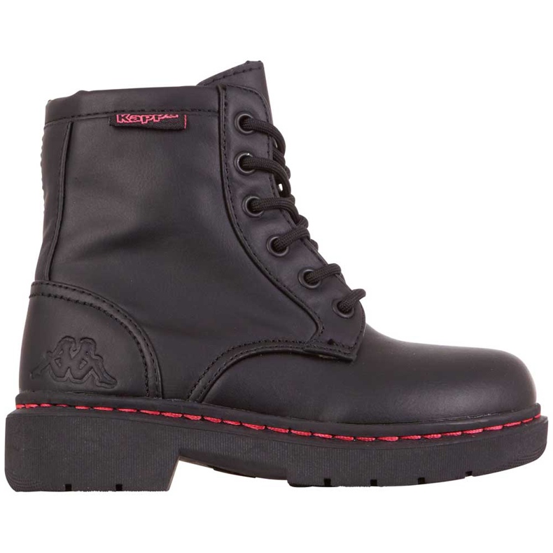 Sapatos infantis Kappa Deenish preto e rosa 260840K 1122