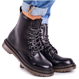 Botas quentes femininas Matt Black Thunder preto