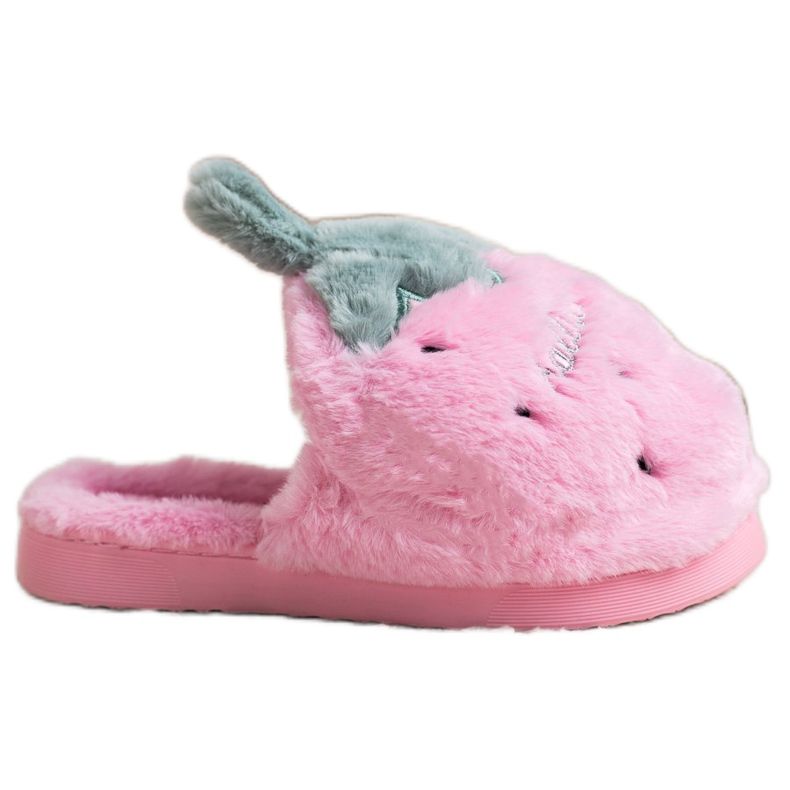 Bona Chinelos de morango rosa verde