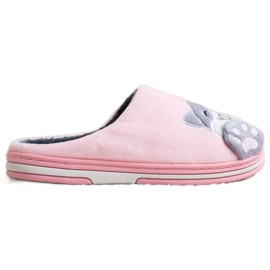 Bona Chinelos de boas-vindas rosa cinza