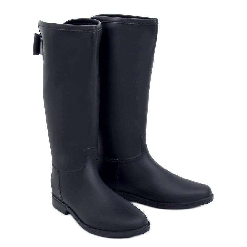 Galochas femininas negras pretas D58 pretas preto
