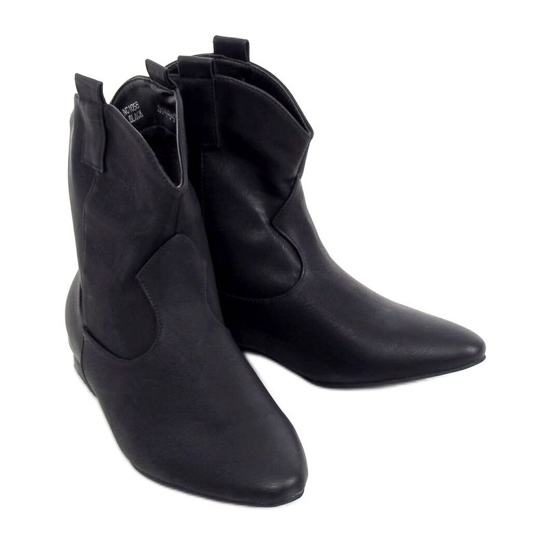 Caixinhas femininas de grão preto NC1058 Preto