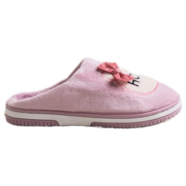 Bona Chinelos caseiros rosa