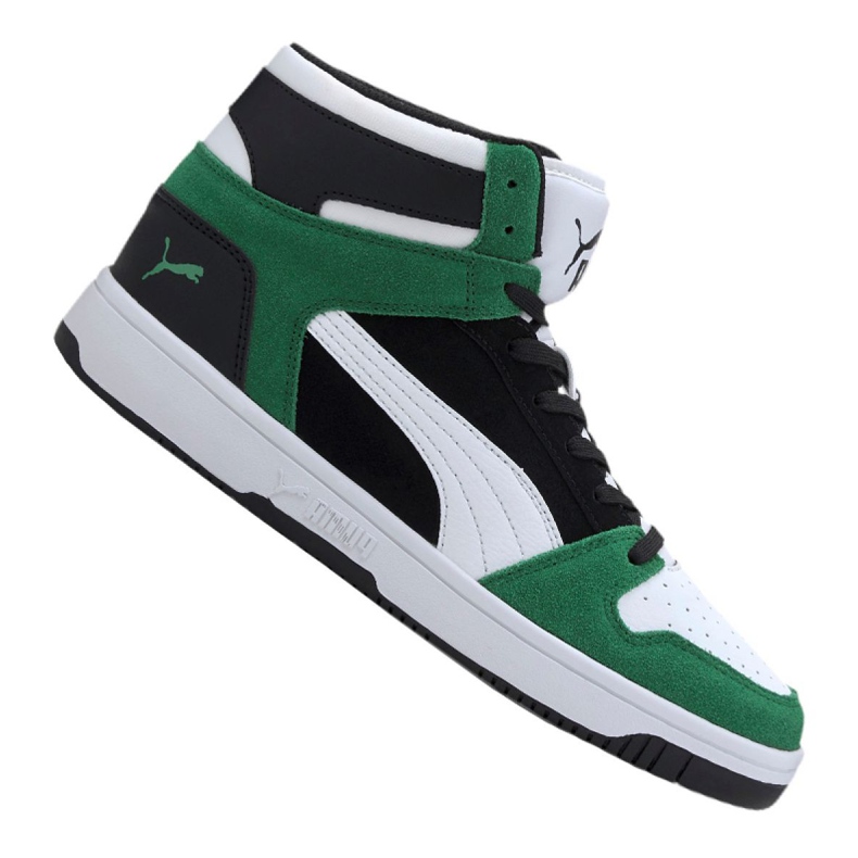 Puma Rebound LayUp Sd M 370219-05 branco preto verde