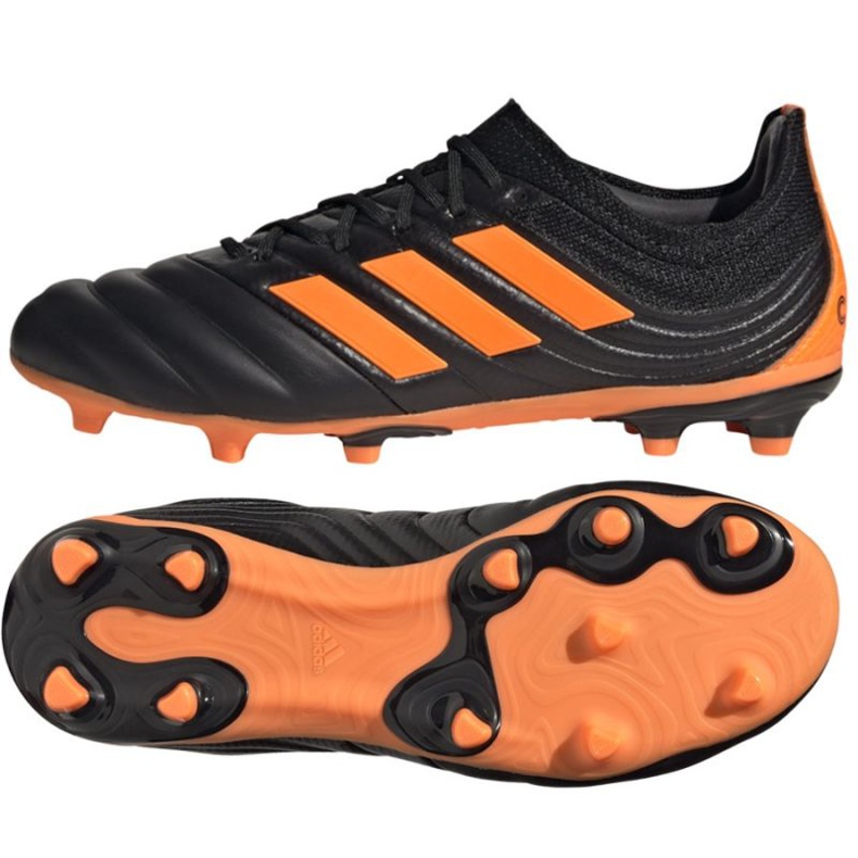 Chuteiras Adidas Copa 20.1 Fg Jr EH0887 laranja, preto, laranja preto